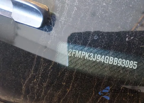 2016 Ford Edge Sel from USA, damaged, VIN 2FMPK3J94GBB93085